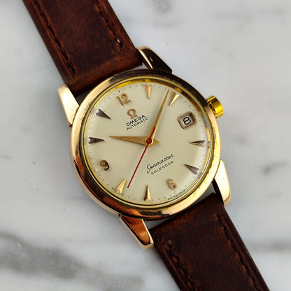 OMEGA Seamaster Calendar Gold White Dial 1960 [REF. 2849]