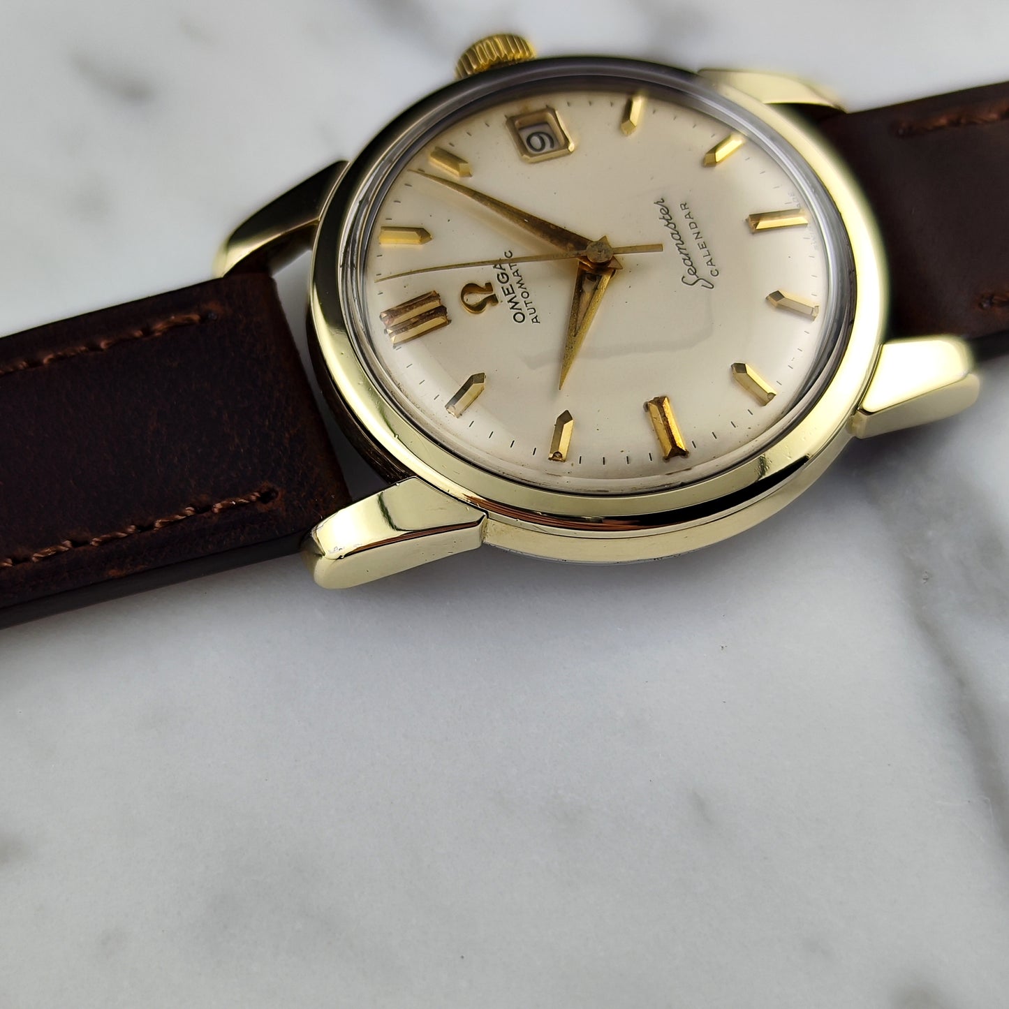 OMEGA Seamaster Calendar Gold White Dial 1960 [REF. 2849]