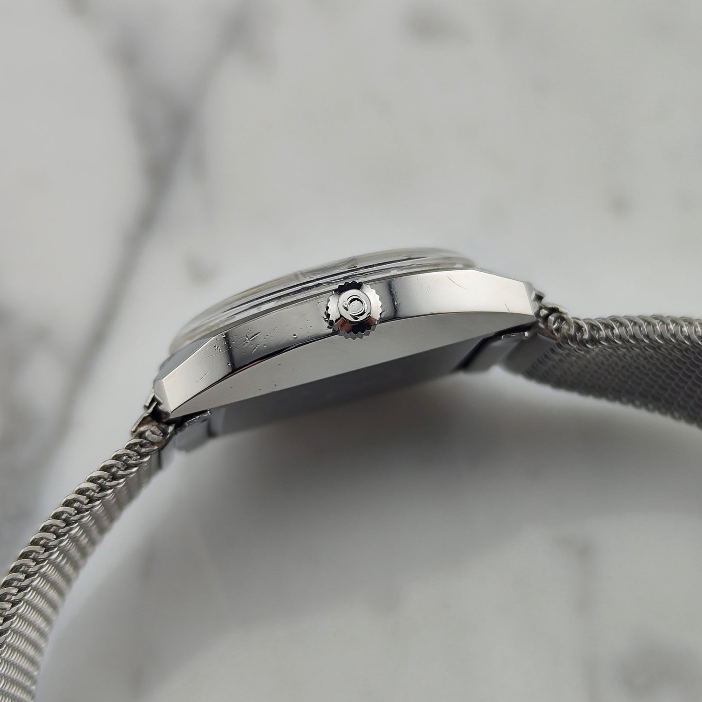 OMEGA Seamaster Cosmic Date with Steel Bracelet Rare [REF. 166.022]