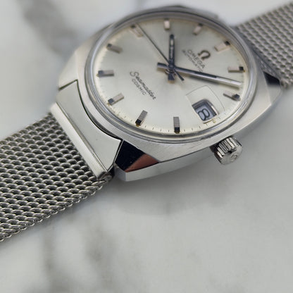 OMEGA Seamaster Cosmic Date with Steel Bracelet Rare [REF. 166.022]