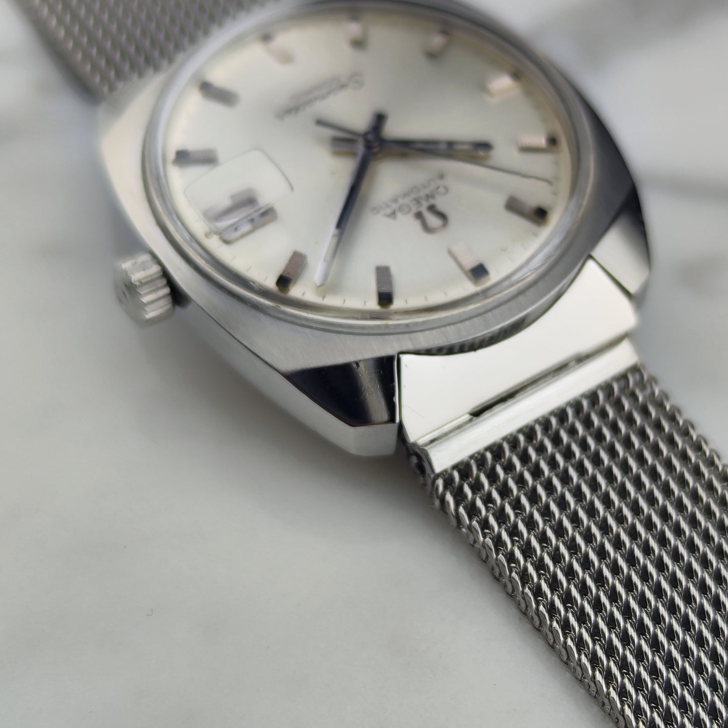 OMEGA Seamaster Cosmic Date with Steel Bracelet Rare [REF. 166.022]