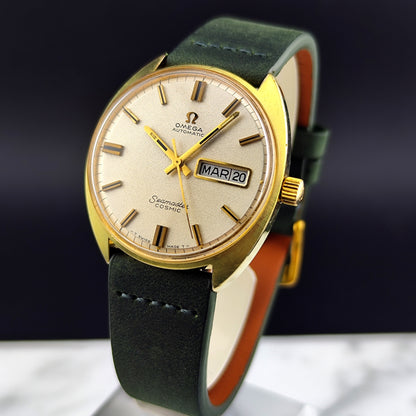 OMEGA Seamaster Cosmic Gold France Day-Date Sparkling Dial 1968 [REF. 166.036]