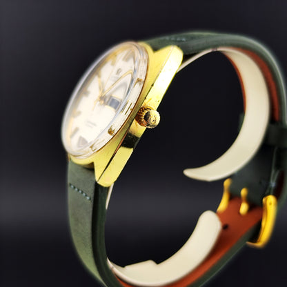 OMEGA Seamaster Cosmic Gold France Day-Date Sparkling Dial 1968 [REF. 166.036]