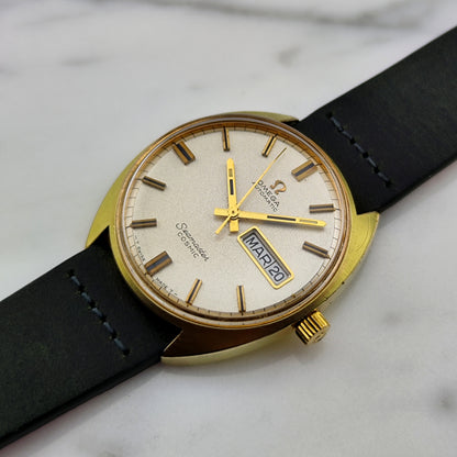 OMEGA Seamaster Cosmic Gold France Day-Date Sparkling Dial 1968 [REF. 166.036]