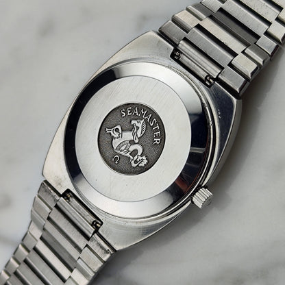 OMEGA Seamaster Date Steel Bracelet Serviced Signed Crystal [REF. 166.0206]