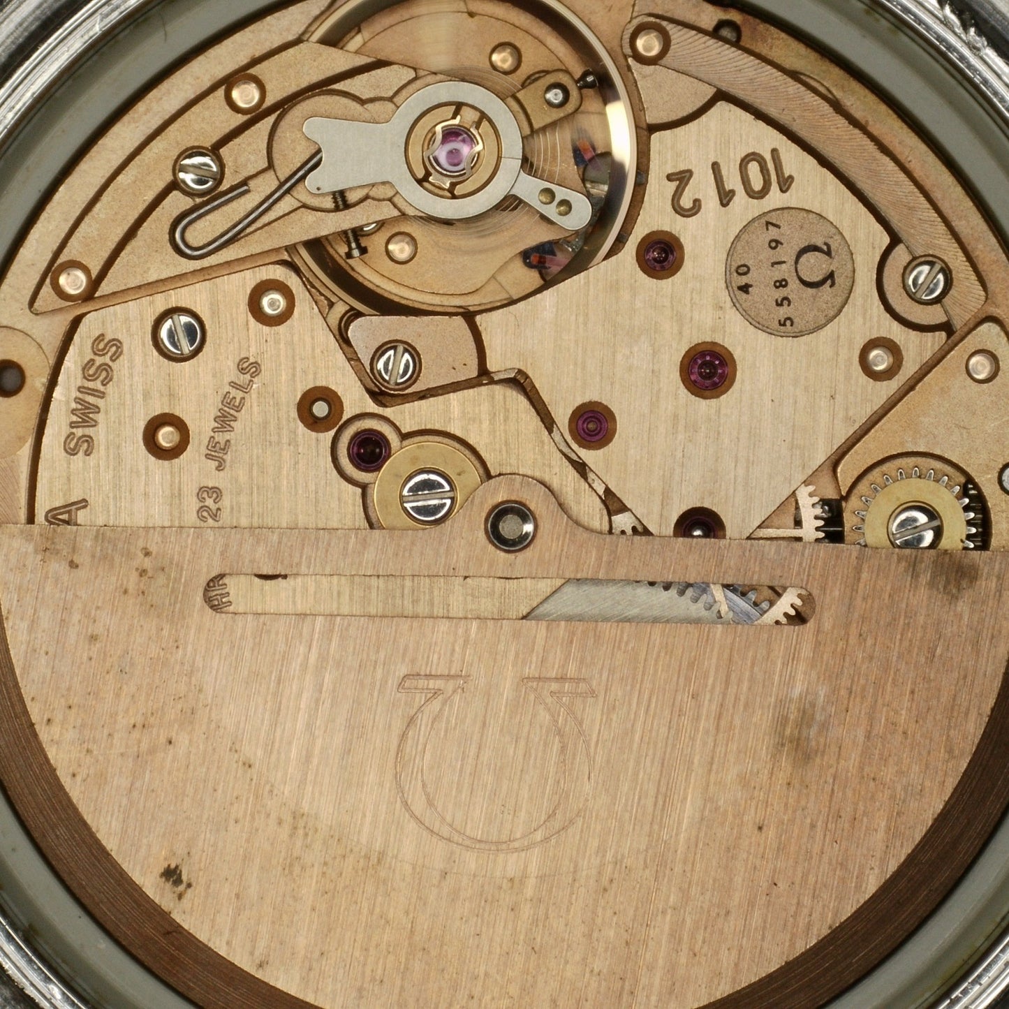 OMEGA Seamaster Date Steel Bracelet Serviced Signed Crystal [REF. 166.0206]