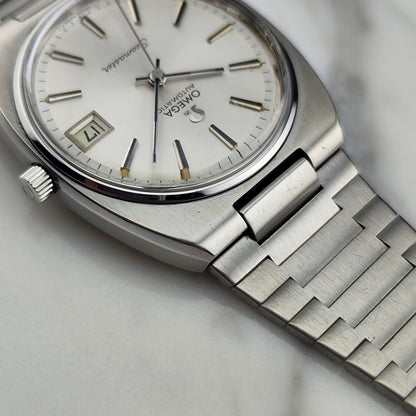 OMEGA Seamaster Date Steel Bracelet Serviced Signed Crystal [REF. 166.0206]