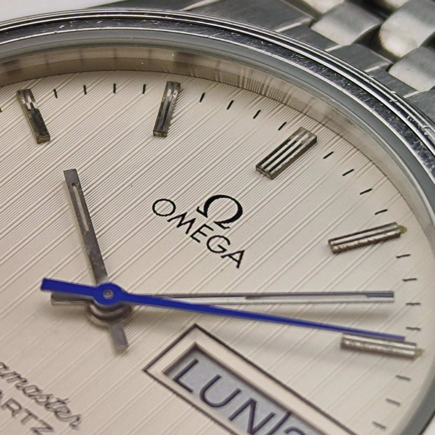 OMEGA Seamaster Day-Date Tapestry White Dial Super Rare [REF. 196.0245]