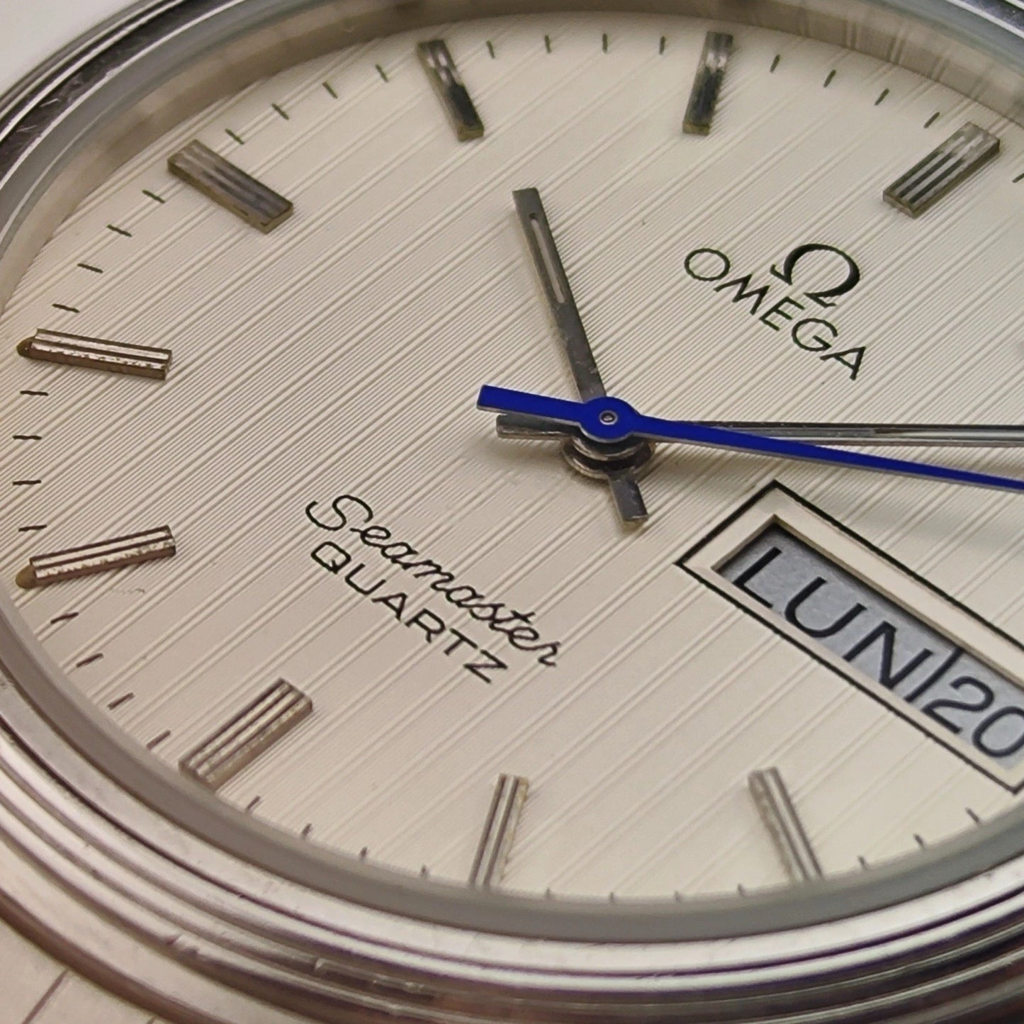 OMEGA Seamaster Day-Date Tapestry White Dial Super Rare [REF. 196.0245]