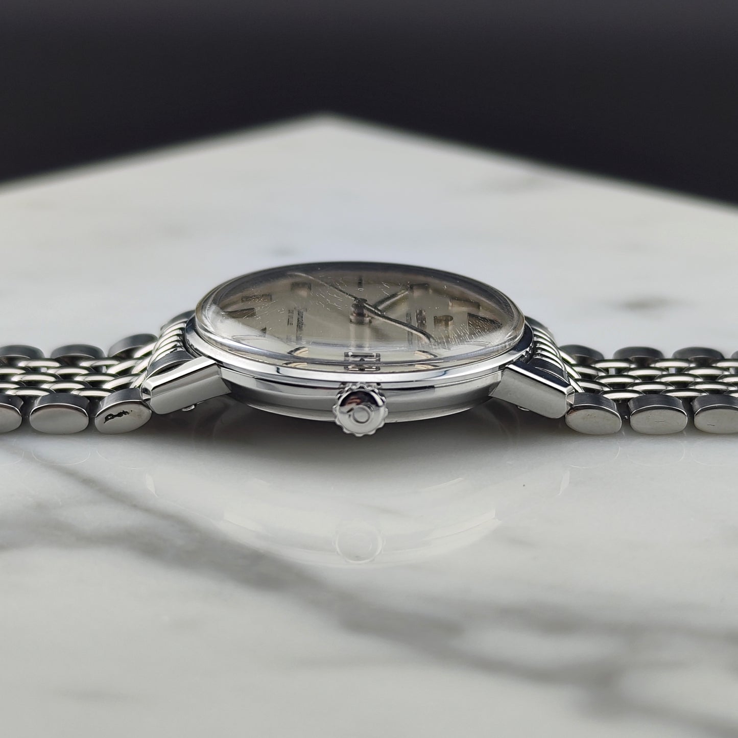 OMEGA Seamaster De Ville Automatic Silver Dial Steel Bracelet [REF. 166.020]