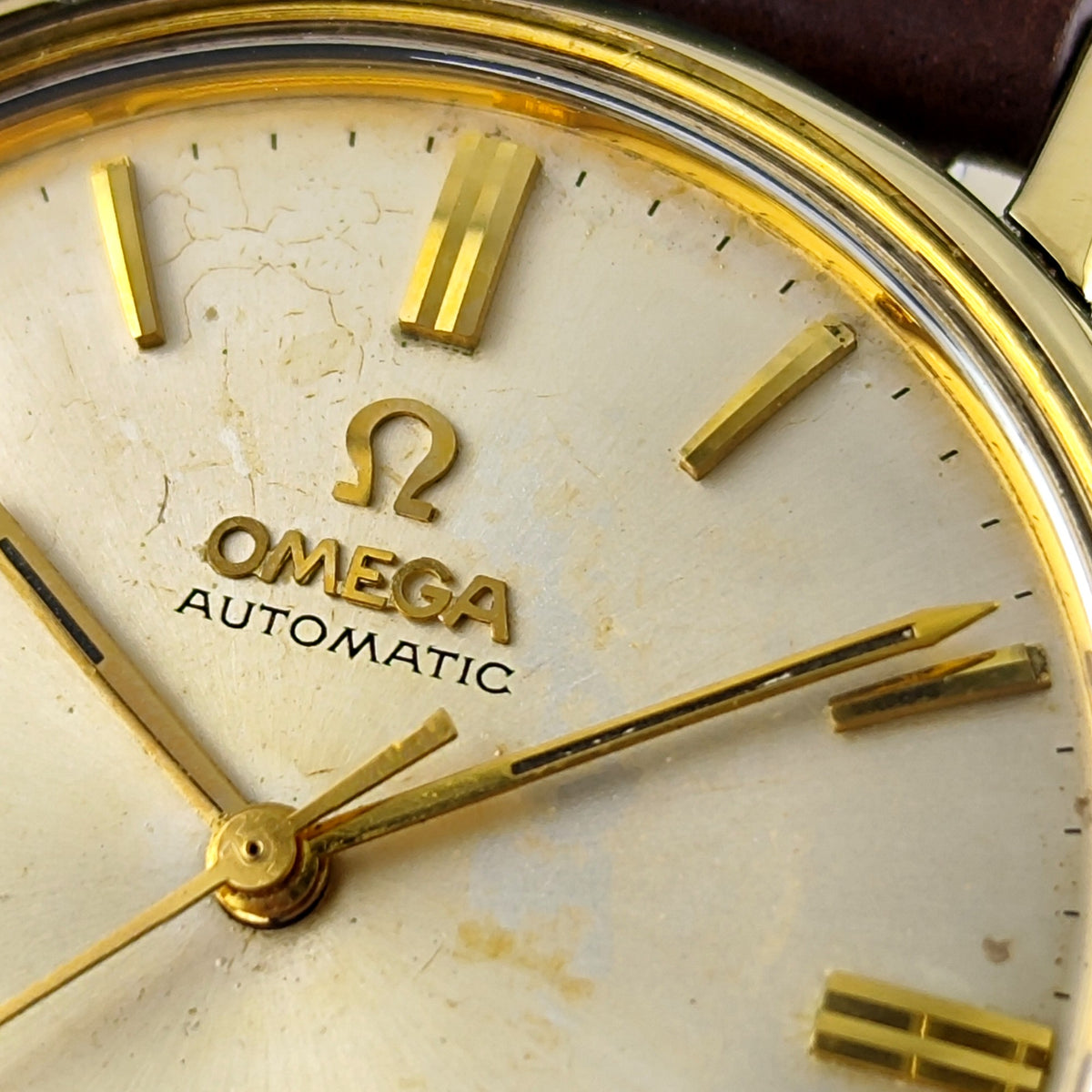 Omega Seamaster De Ville Automatic Gold White Dial 1964 Serviced 10/2026 – Bild 3