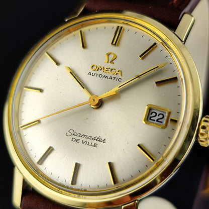 OMEGA Seamaster De Ville Gold White Dial 1967 Serviced 08/2026 [REF. 166.020]