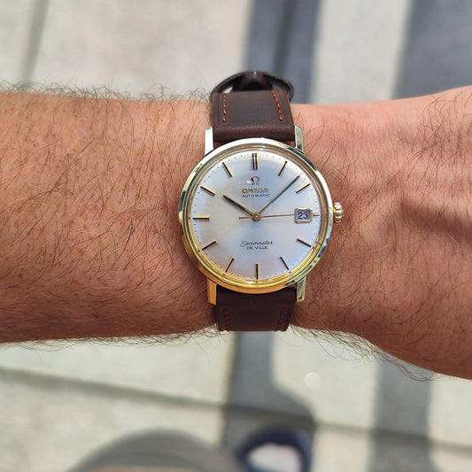 OMEGA Seamaster De Ville Gold White Dial 1967 Serviced 08/2026 [REF. 166.020]