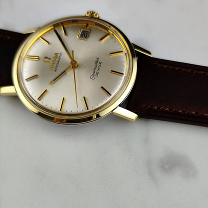 OMEGA Seamaster De Ville Gold White Dial 1967 Serviced 08/2026 [REF. 166.020]