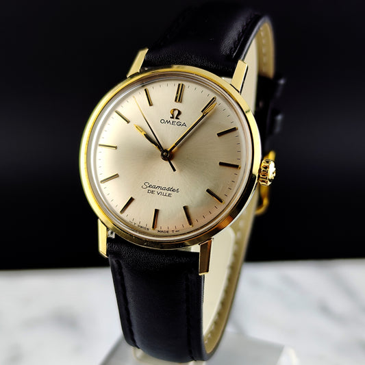 OMEGA Seamaster De Ville Gold White Dial 1968 [REF. 135.020]