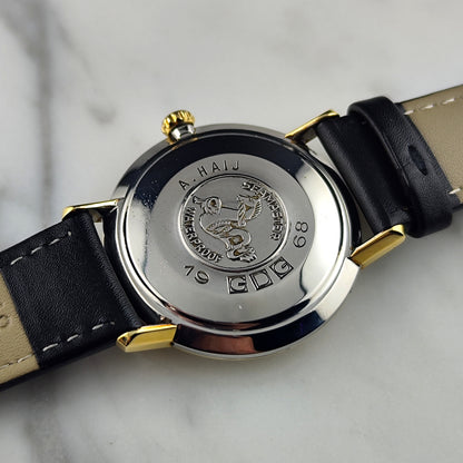 OMEGA Seamaster De Ville Gold White Dial Mint+ with Box 1968 [REF. 136.020]