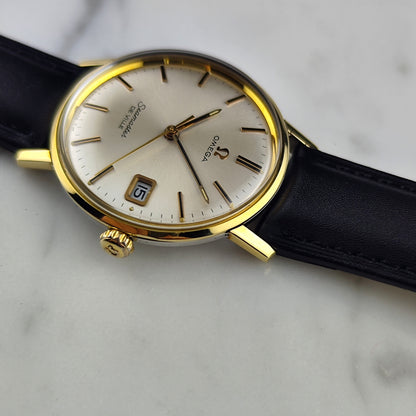 OMEGA Seamaster De Ville Gold White Dial Mint+ with Box 1968 [REF. 136.020]