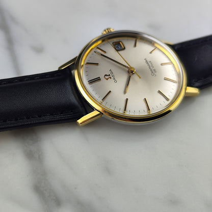 OMEGA Seamaster De Ville Gold White Dial Mint+ with Box 1968 [REF. 136.020]