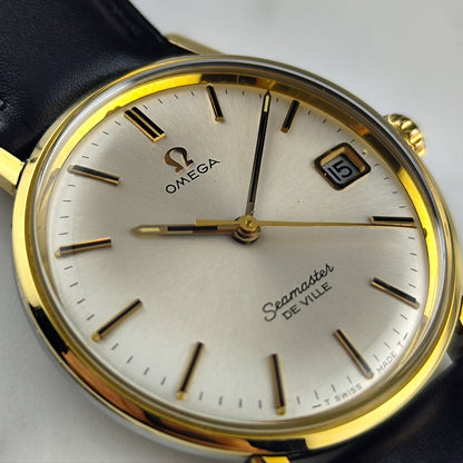 OMEGA Seamaster De Ville Gold White Dial Mint+ with Box 1968 [REF. 136.020]