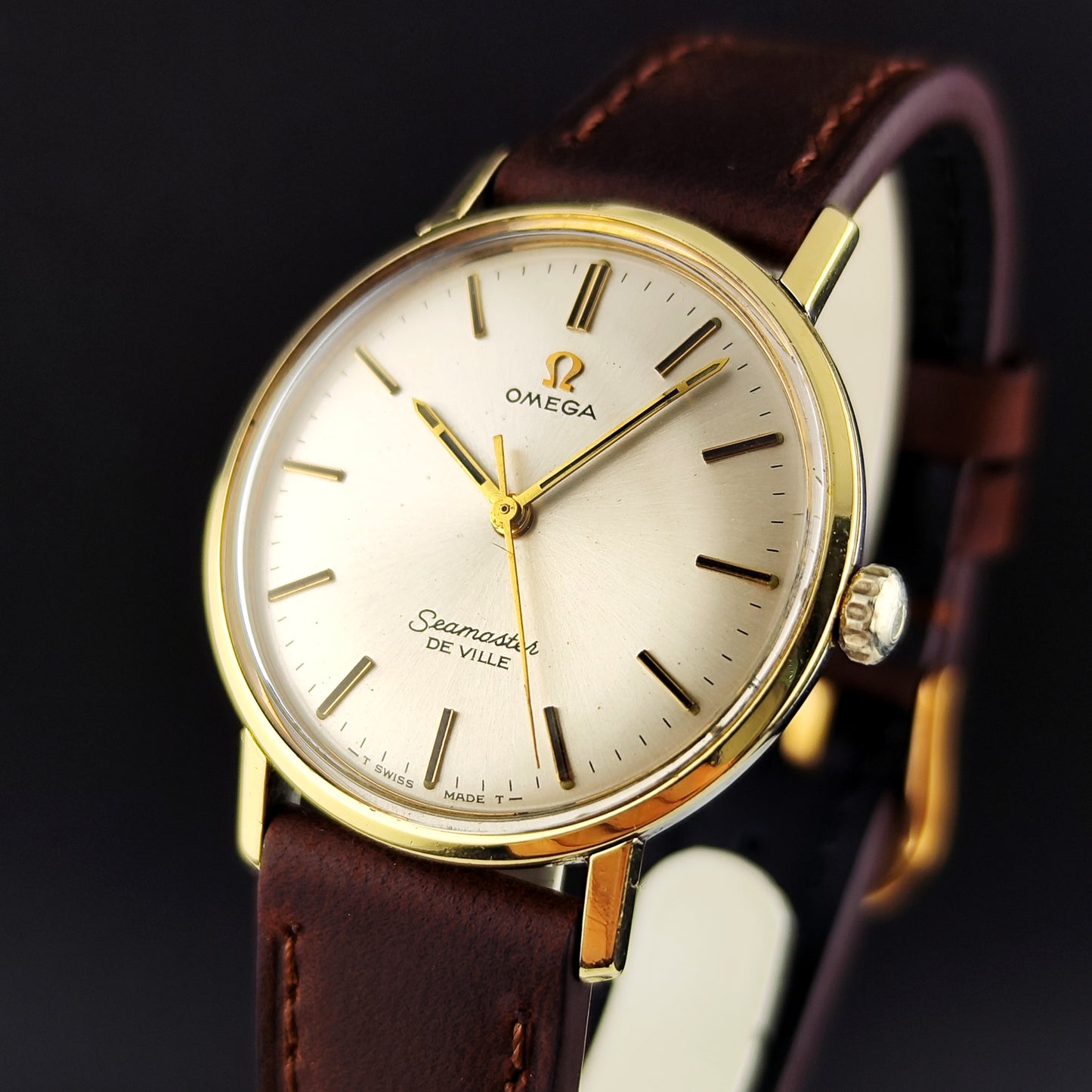 OMEGA Seamaster De Ville Gold White Dial 1969 [REF. 135.020]