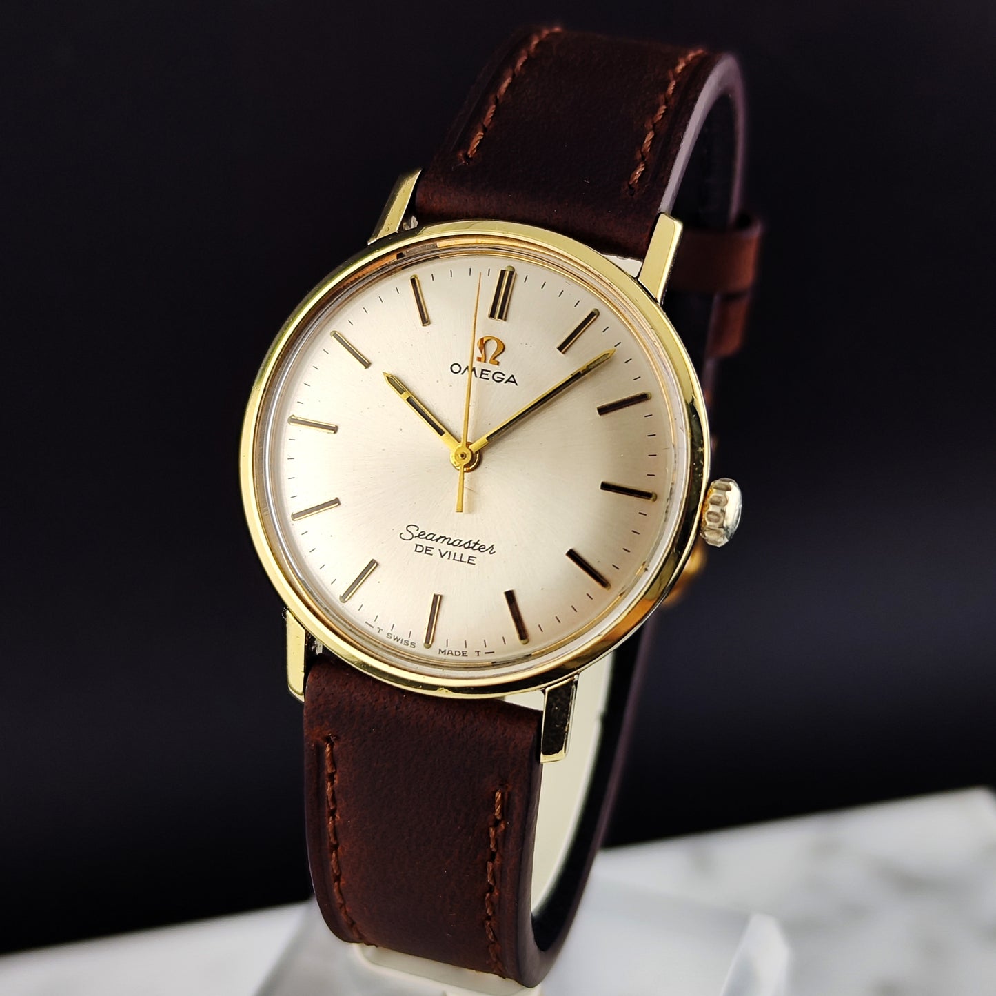 OMEGA Seamaster De Ville Gold White Dial 1969 [REF. 135.020]