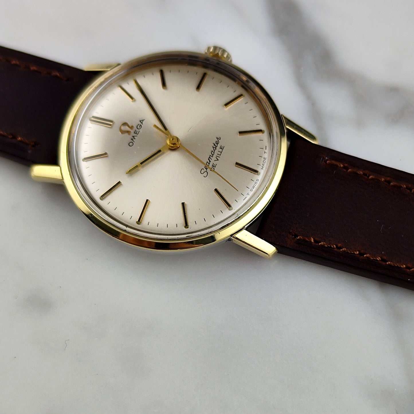 OMEGA Seamaster De Ville Gold White Dial 1969 [REF. 135.020]