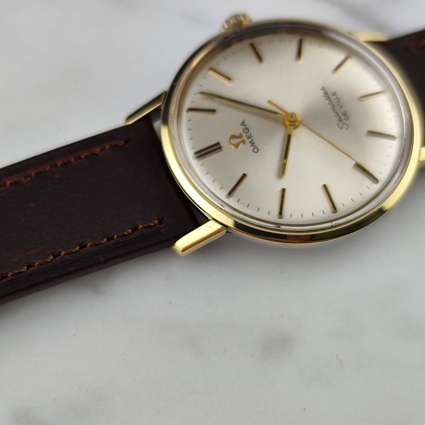 OMEGA Seamaster De Ville Gold White Dial 1969 [REF. 135.020]