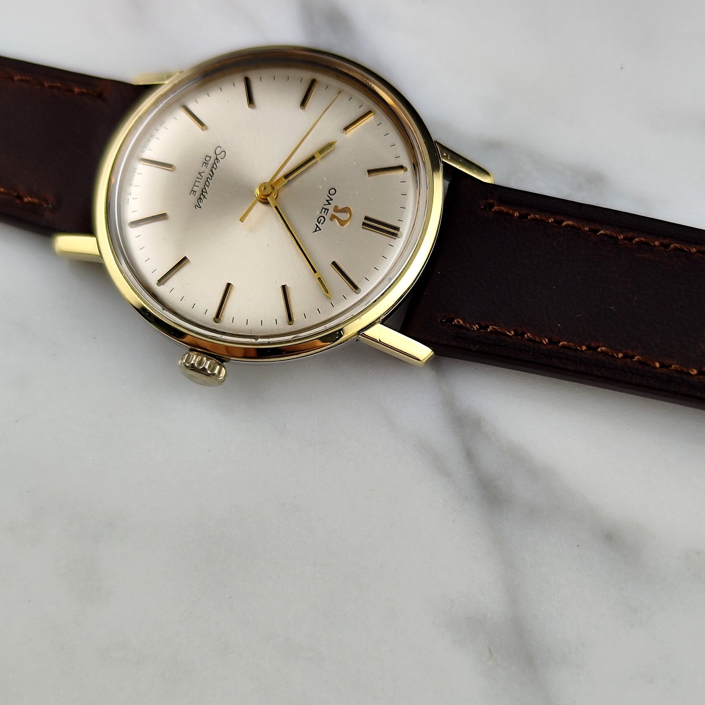 OMEGA Seamaster De Ville Gold White Dial 1969 [REF. 135.020]