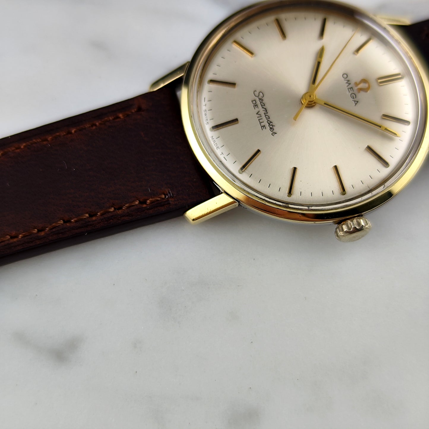 OMEGA Seamaster De Ville Gold White Dial 1969 [REF. 135.020]