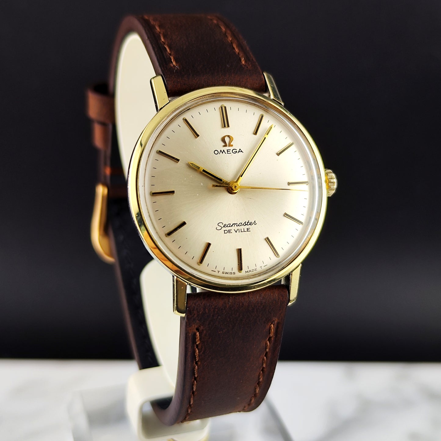 OMEGA Seamaster De Ville Gold White Dial 1969 [REF. 135.020]