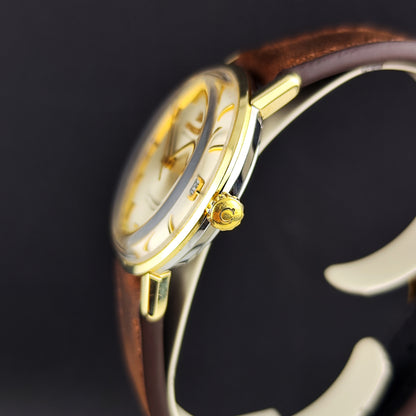 OMEGA Seamaster De Ville Gold White Dial Date 1967 [REF. 166.020]