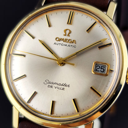 OMEGA Seamaster De Ville Gold White Dial Date 1967 [REF. 166.020]