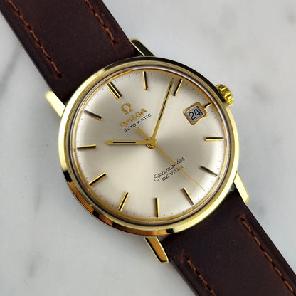 OMEGA Seamaster De Ville Gold White Dial Date 1967 [REF. 166.020]