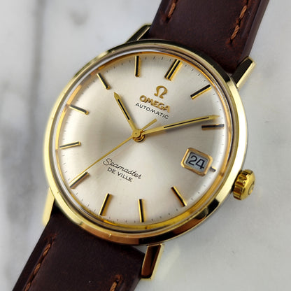 OMEGA Seamaster De Ville Gold White Dial Date 1967 [REF. 166.020]