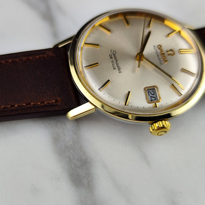 OMEGA Seamaster De Ville Gold White Dial Date 1967 [REF. 166.020]