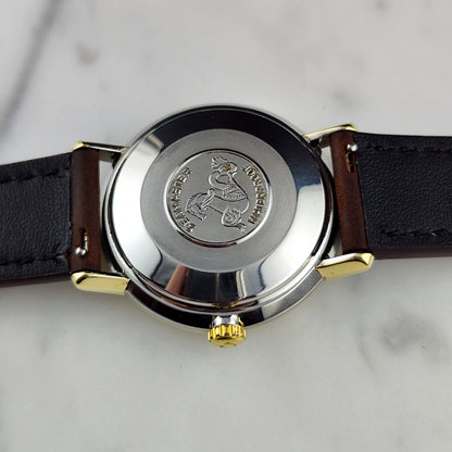 OMEGA Seamaster De Ville Gold White Dial Date 1967 [REF. 166.020]