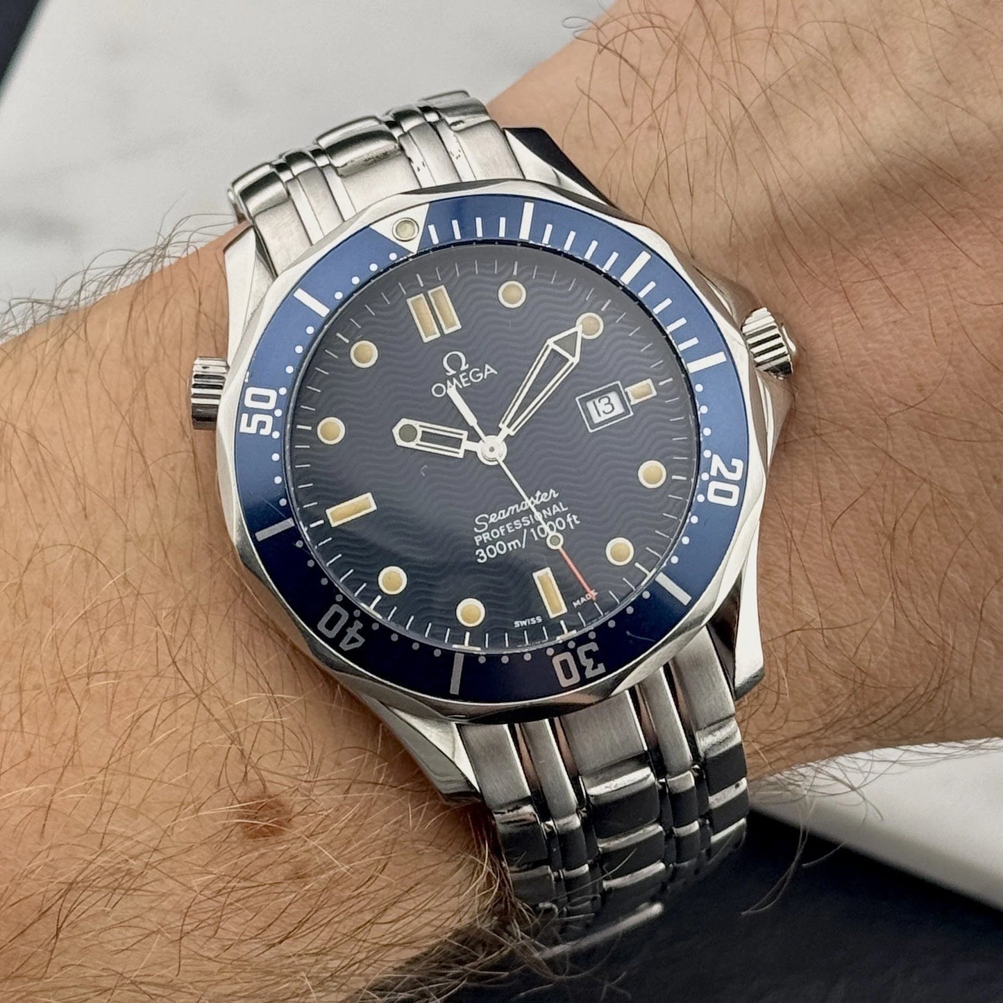 OMEGA Seamaster Diver 300 Quartz James Bond Golden Eye Watch [REF. 196.1503]