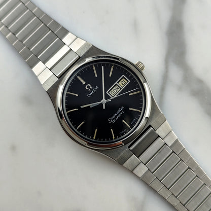 OMEGA Seamaster German Day-Date Rare Black Dial Mint+ [REF. 196.0131]