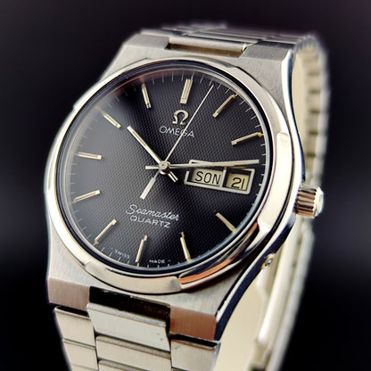 OMEGA Seamaster German Day-Date Rare Black Dial Mint+ [REF. 196.0131]