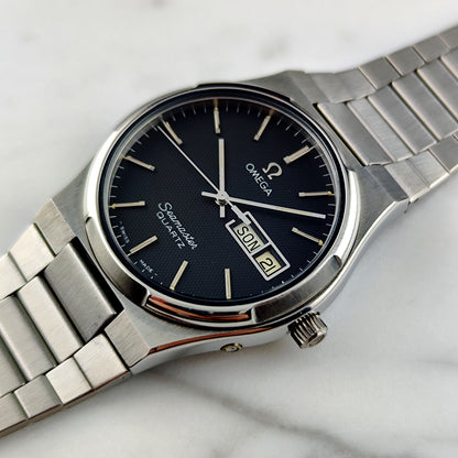 OMEGA Seamaster German Day-Date Rare Black Dial Mint+ [REF. 196.0131]