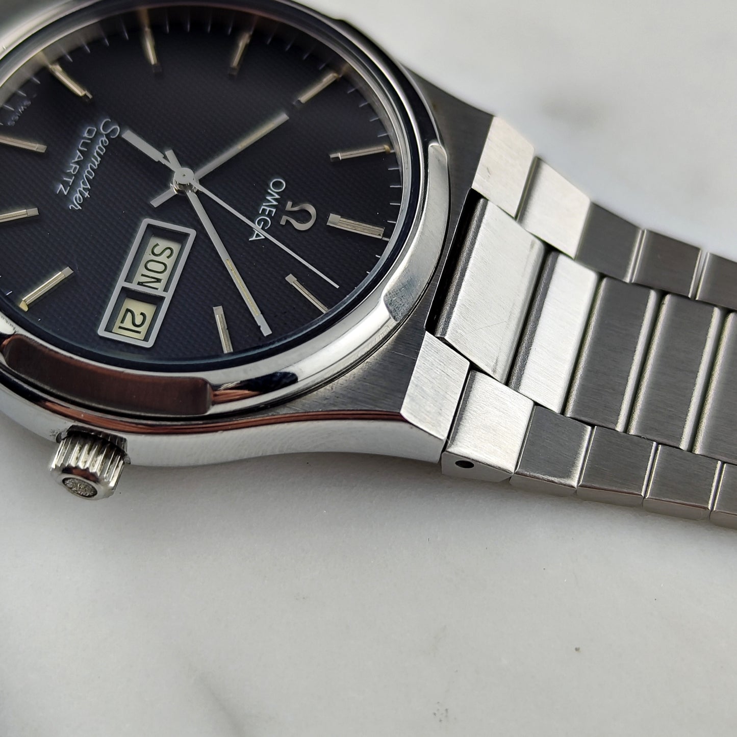 OMEGA Seamaster German Day-Date Rare Black Dial Mint+ [REF. 196.0131]