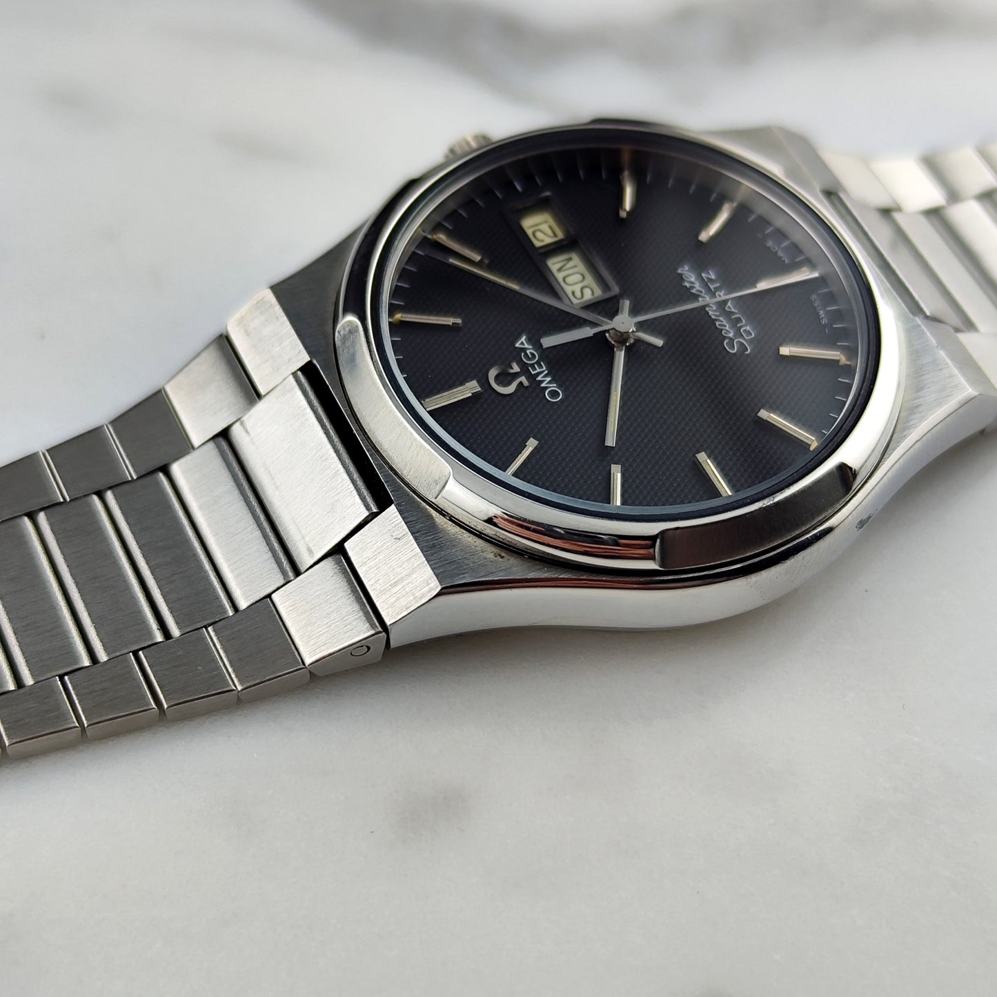 OMEGA Seamaster German Day-Date Rare Black Dial Mint+ [REF. 196.0131]