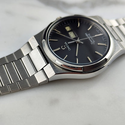 OMEGA Seamaster German Day-Date Rare Black Dial Mint+ [REF. 196.0131]