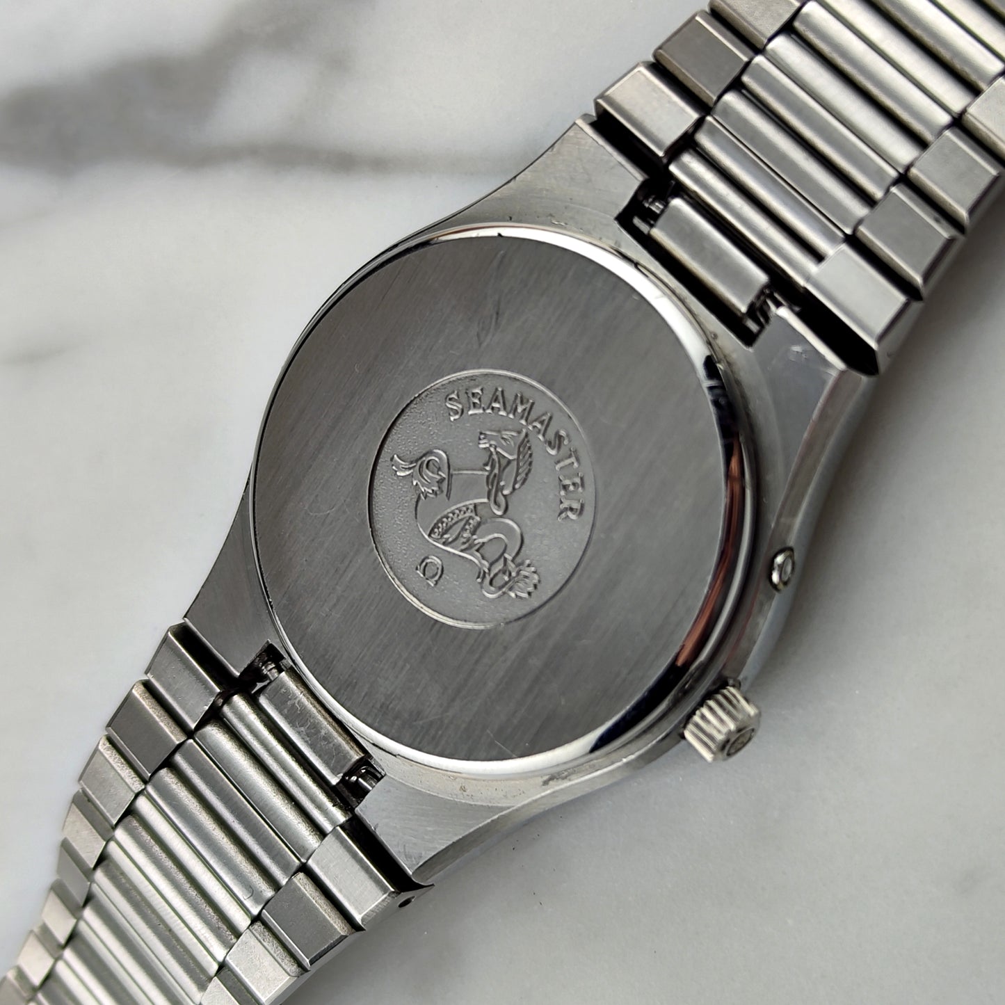 OMEGA Seamaster German Day-Date Rare Black Dial Mint+ [REF. 196.0131]