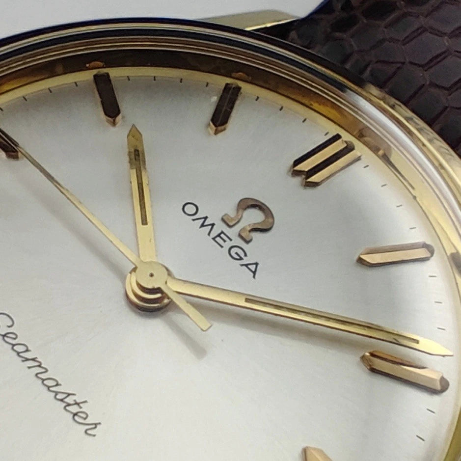 OMEGA Seamaster Gold White Dial Mint 1964 [REF. 135.005]