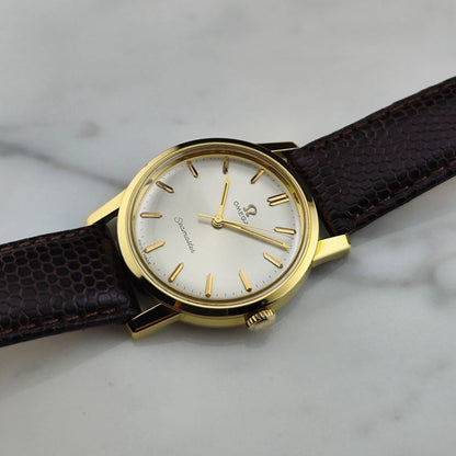 OMEGA Seamaster Gold White Dial Mint 1964 [REF. 135.005]