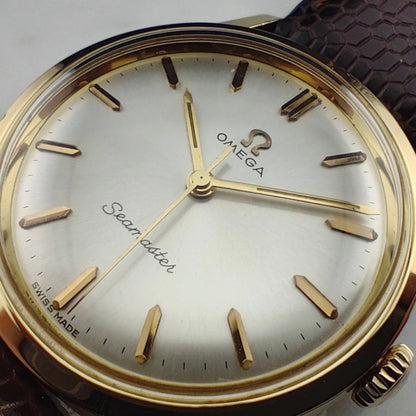 OMEGA Seamaster Gold White Dial Mint 1964 [REF. 135.005]