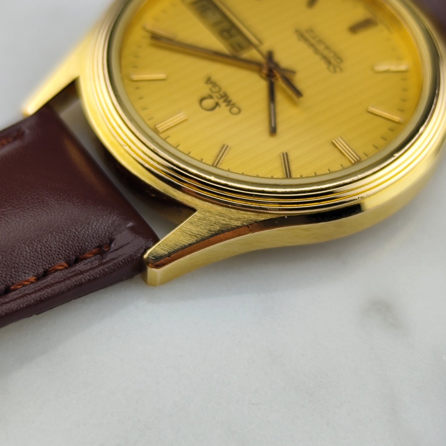 OMEGA Seamaster Gold Rare Tapestry Dial Day-Date [REF. 196.0245]