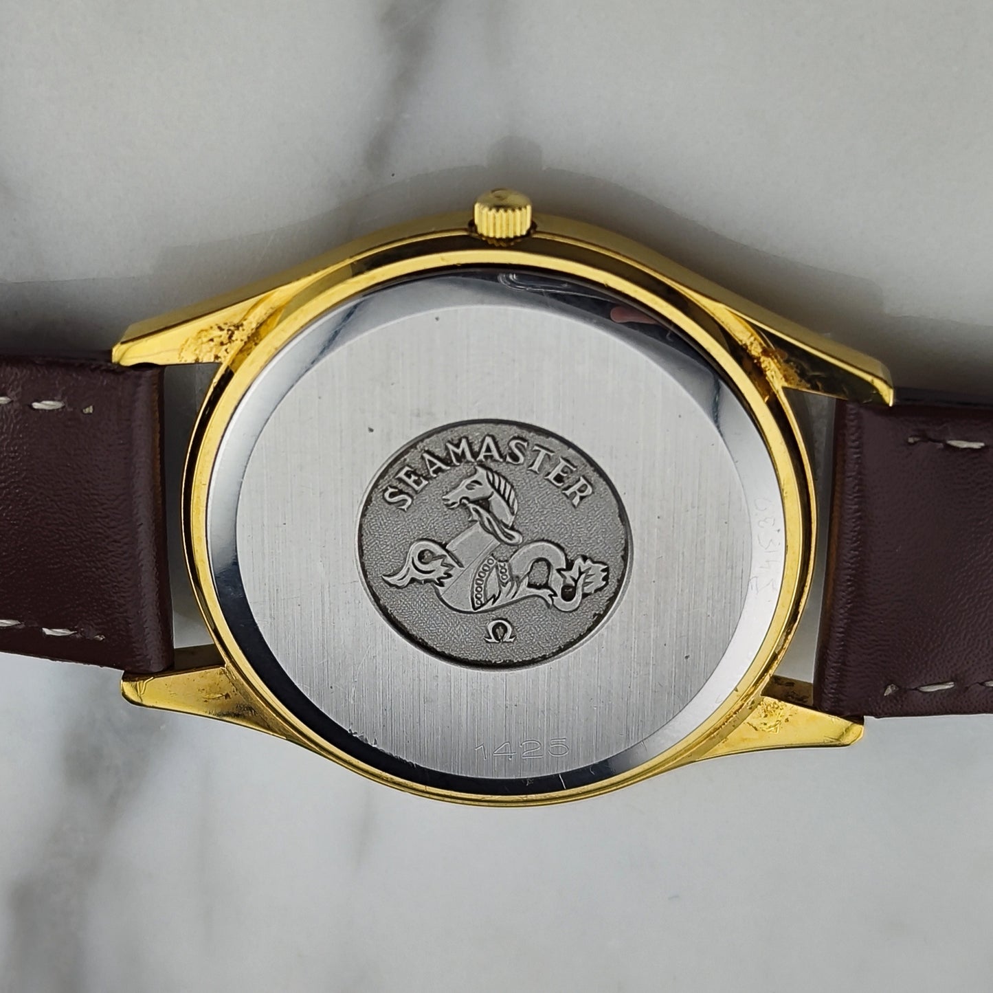 OMEGA Seamaster Gold Rare Tapestry Dial Day-Date [REF. 196.0245]