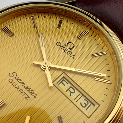 OMEGA Seamaster Gold Rare Tapestry Dial Day-Date [REF. 196.0245]